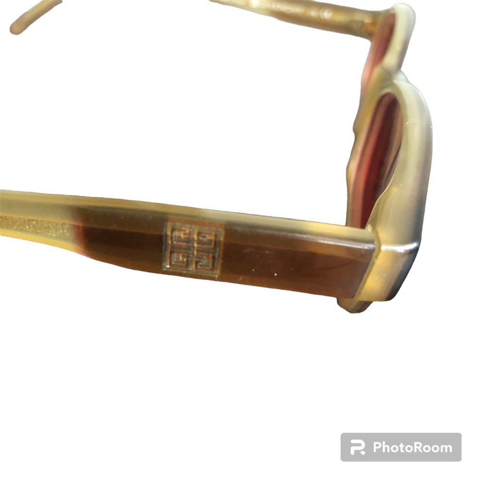 Vintage Givenchy Rectangular Toffee Brown Sunglas… - image 6